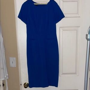 Talbots Cobalt Blue Midi Dress